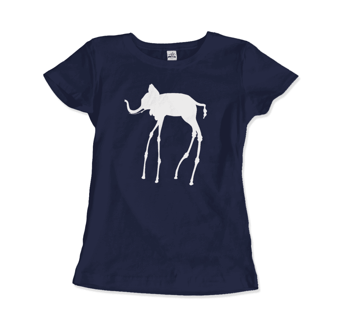 Salvador Dali Elephant Sketch T-Shirt-13