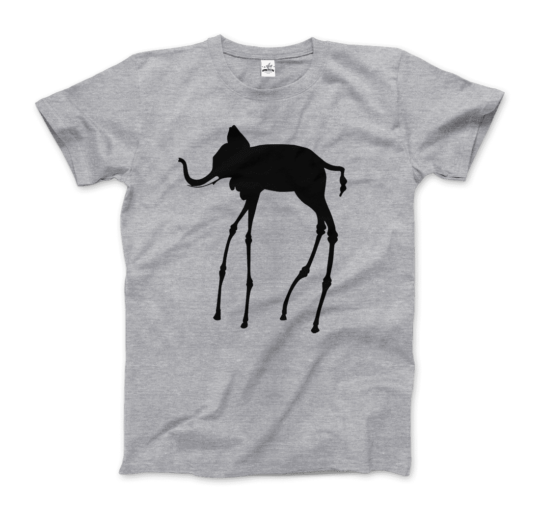 Salvador Dali Elephant Sketch T-Shirt-5