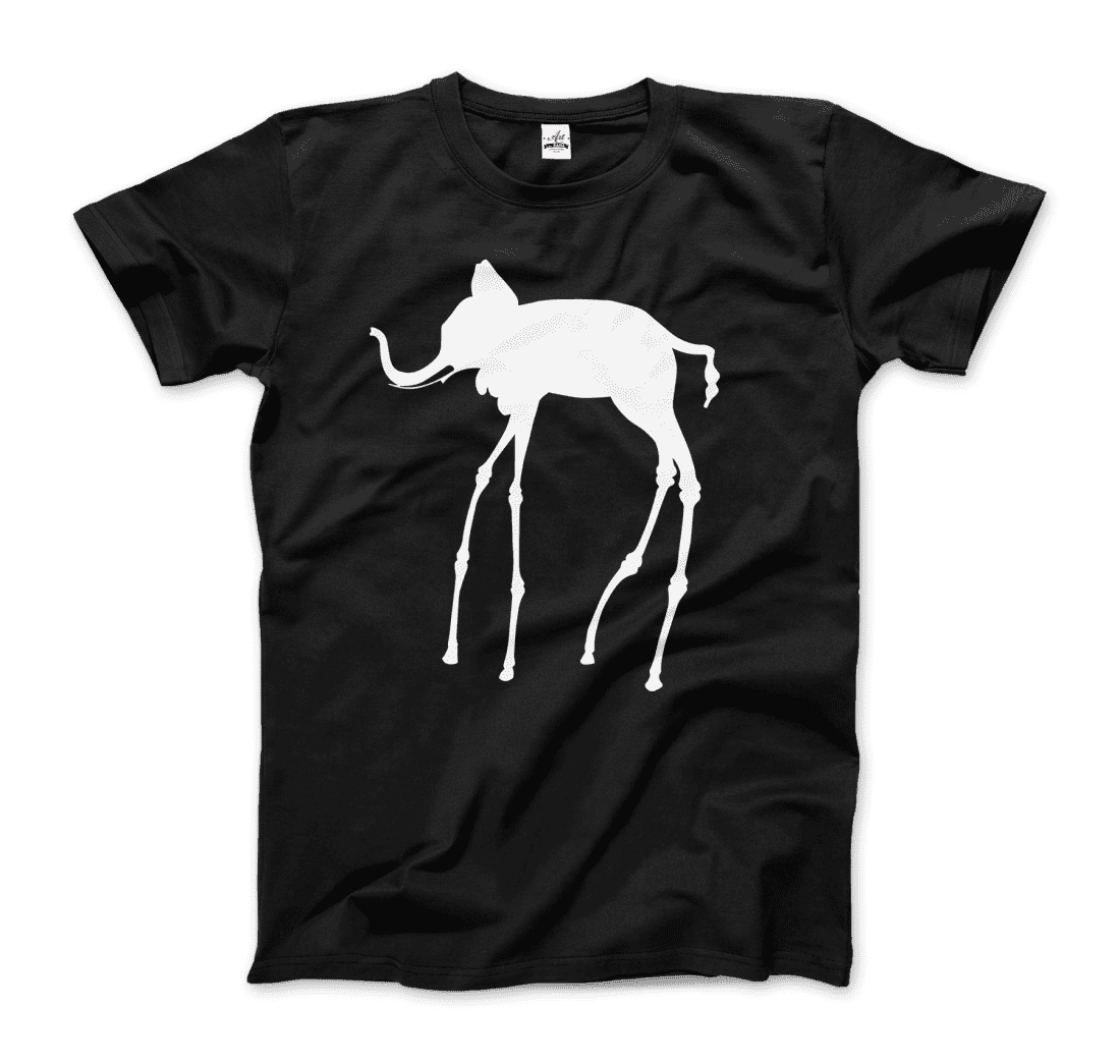 Salvador Dali Elephant Sketch T-Shirt-0