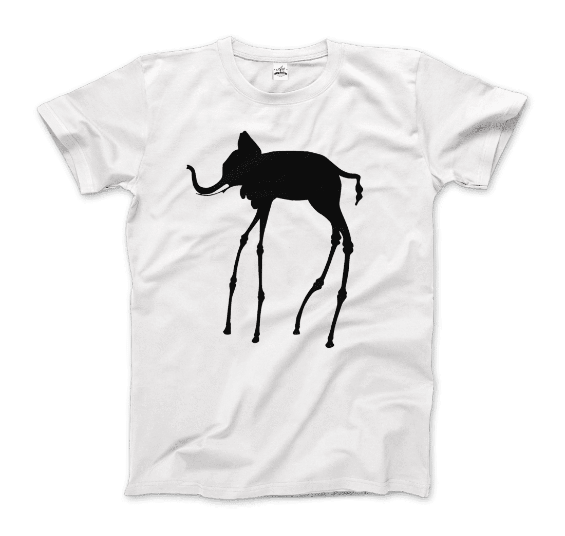 Salvador Dali Elephant Sketch T-Shirt-3