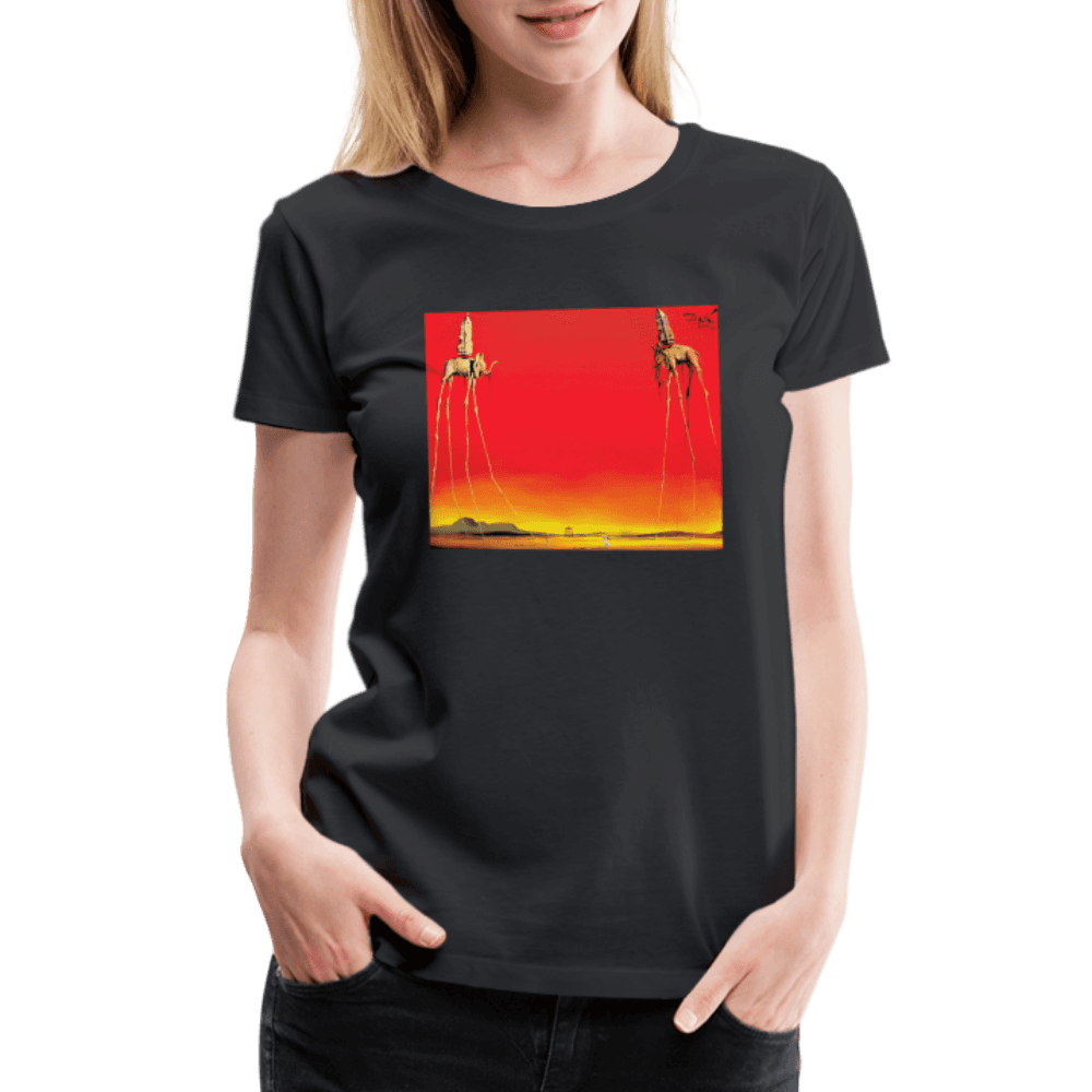 Salvador Dali, The Elephants Artwork T-Shirt-4