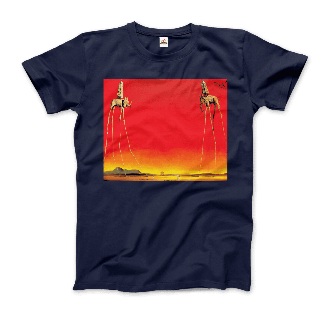 Salvador Dali, The Elephants Artwork T-Shirt-10