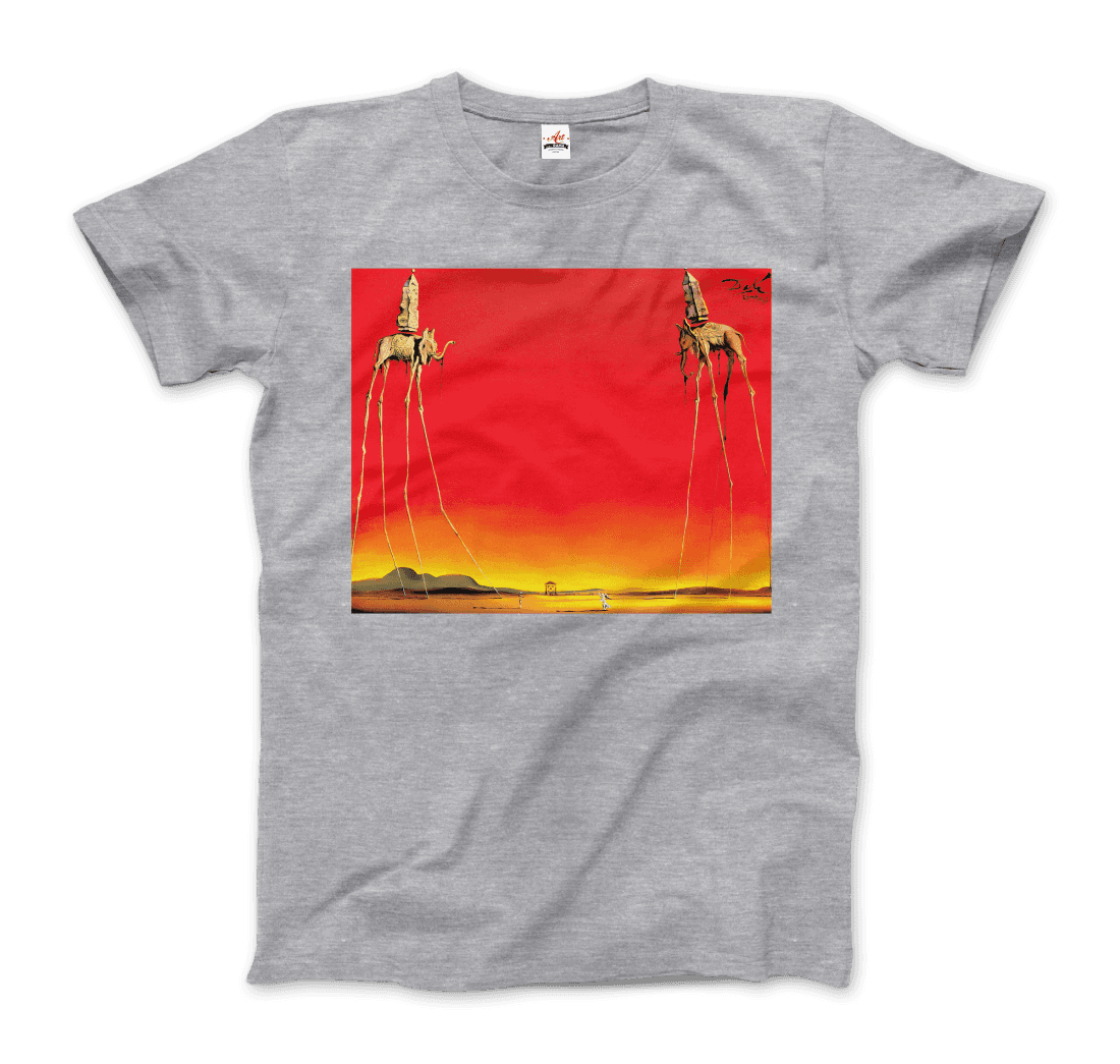 Salvador Dali, The Elephants Artwork T-Shirt-7