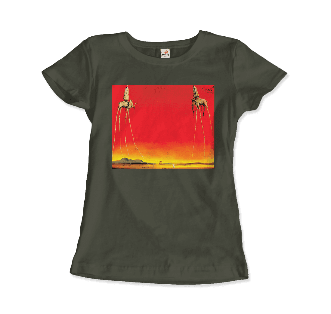 Salvador Dali, The Elephants Artwork T-Shirt-15