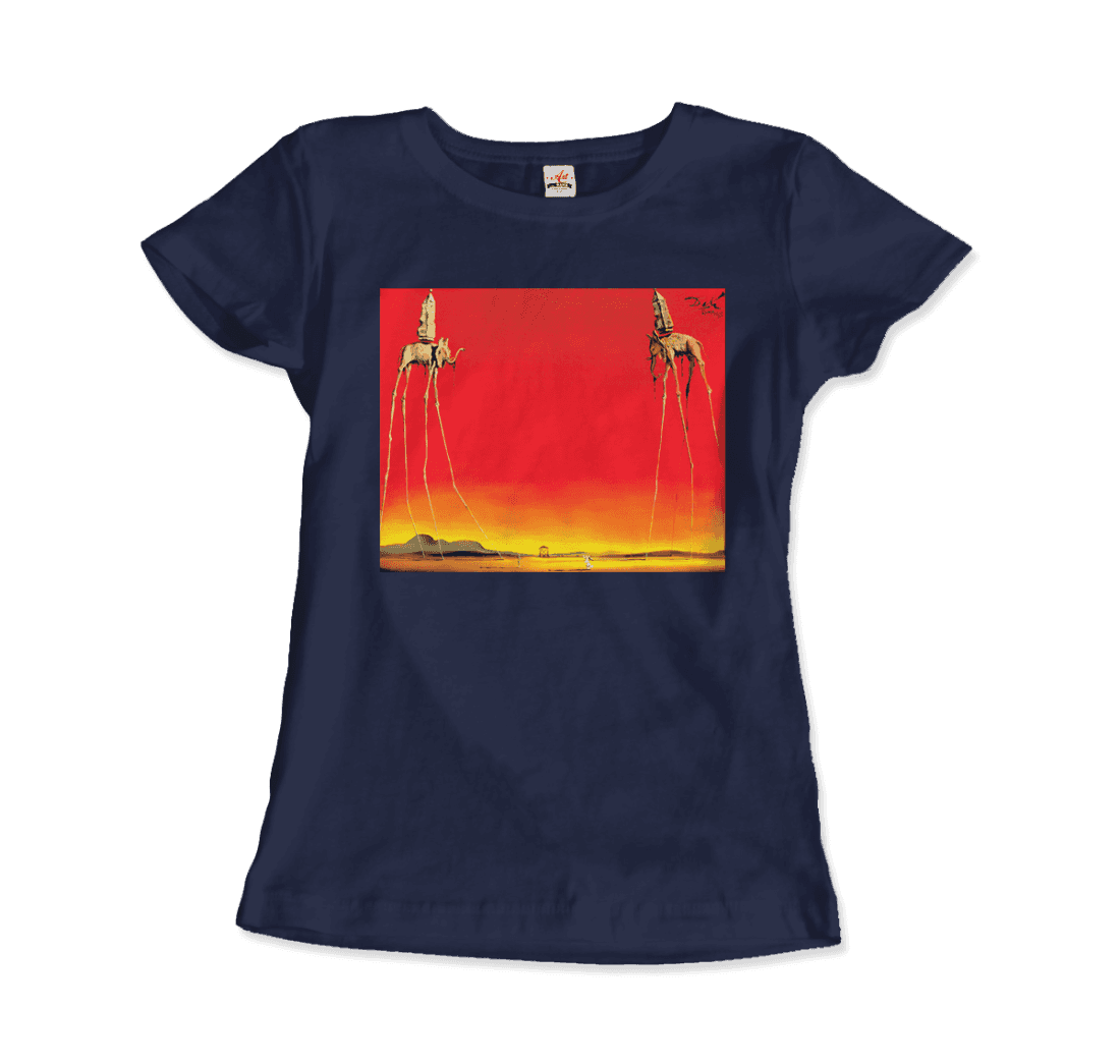 Salvador Dali, The Elephants Artwork T-Shirt-16