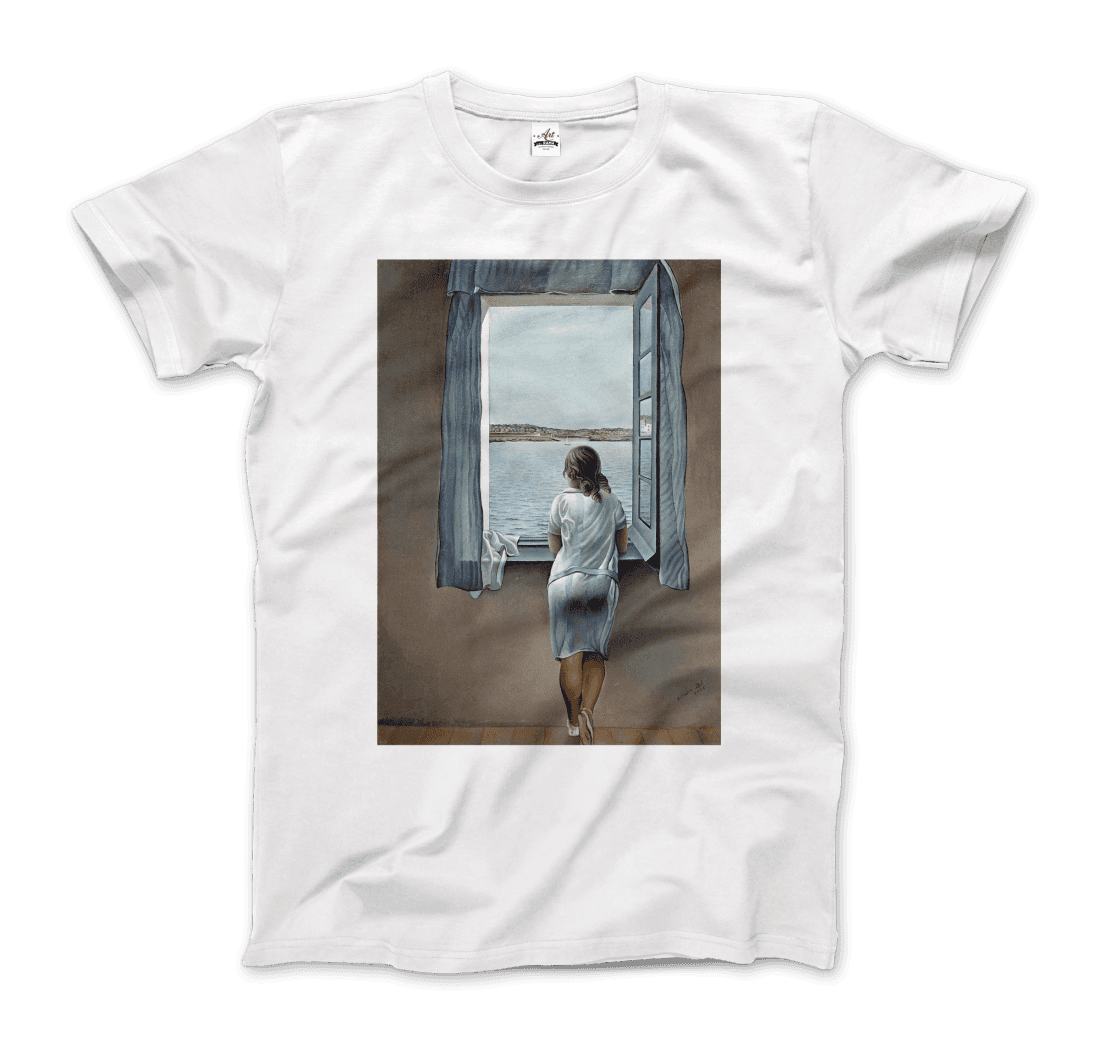 Salvador Dali Young Woman at a Window Artwork T-Shirt-6