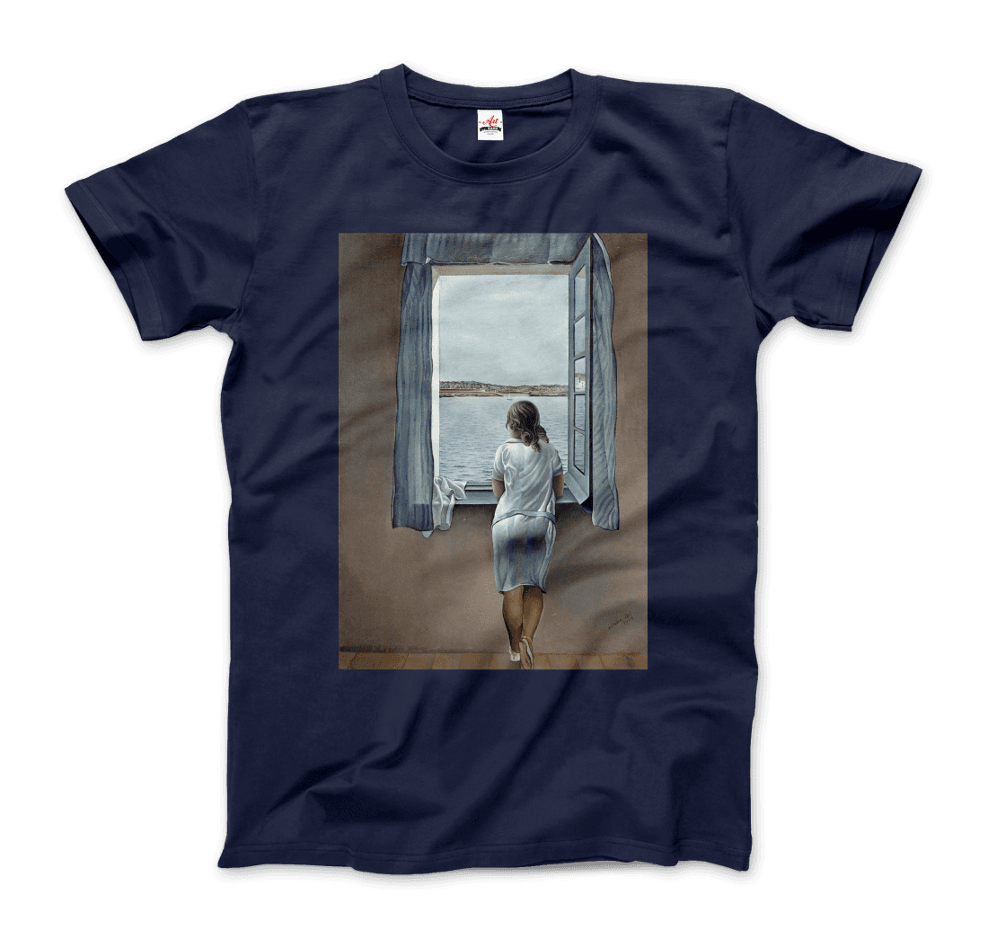 Salvador Dali Young Woman at a Window Artwork T-Shirt-9