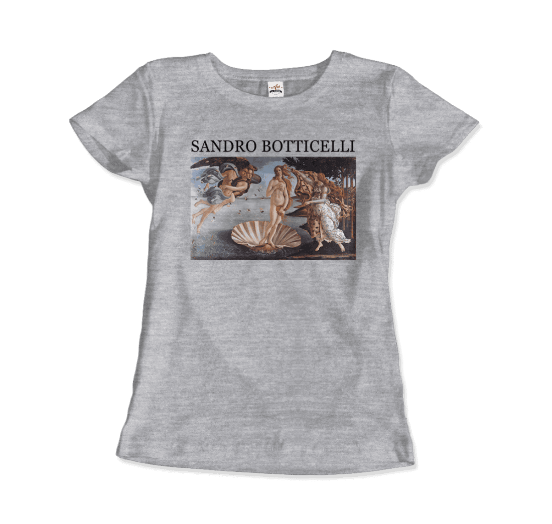 Sandro Botticelli - The Birth of Venus Artwork T-Shirt-15