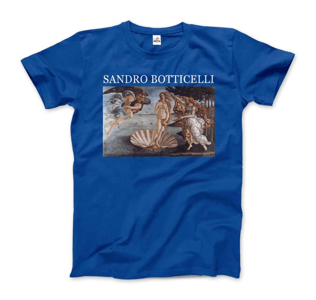 Sandro Botticelli - The Birth of Venus Artwork T-Shirt-11