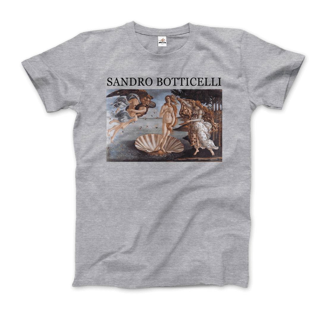 Sandro Botticelli - The Birth of Venus Artwork T-Shirt-8