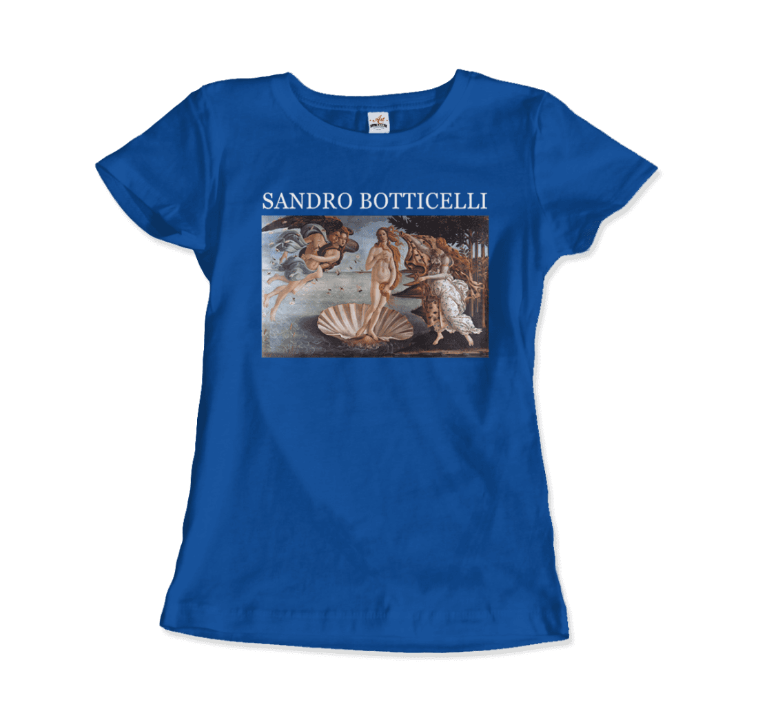 Sandro Botticelli - The Birth of Venus Artwork T-Shirt-18