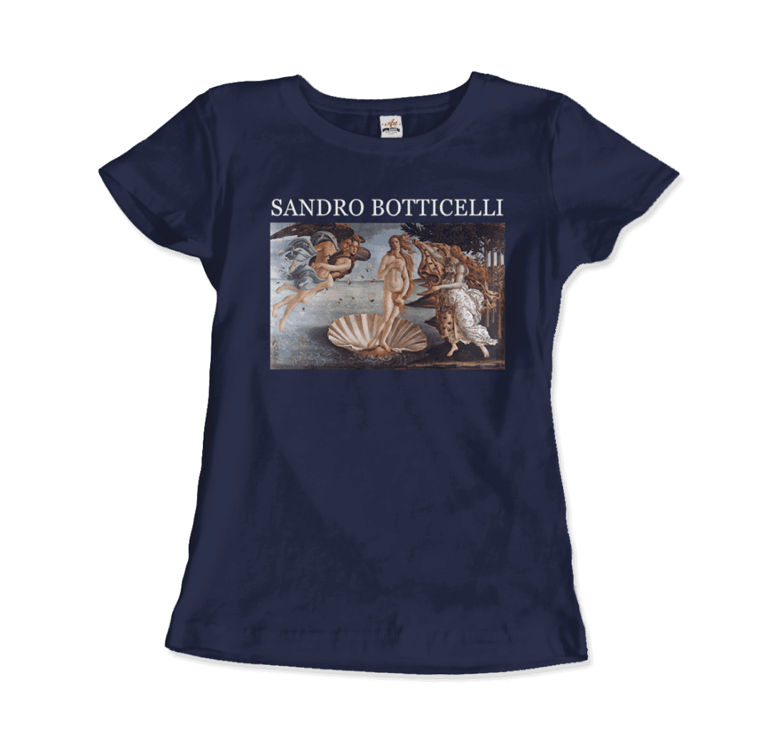 Sandro Botticelli - The Birth of Venus Artwork T-Shirt-1