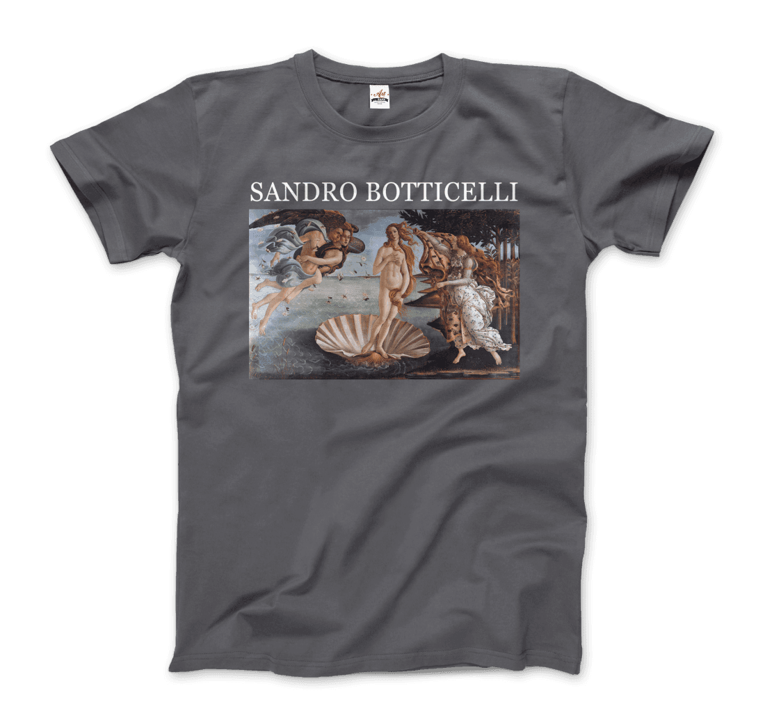 Sandro Botticelli - The Birth of Venus Artwork T-Shirt-4