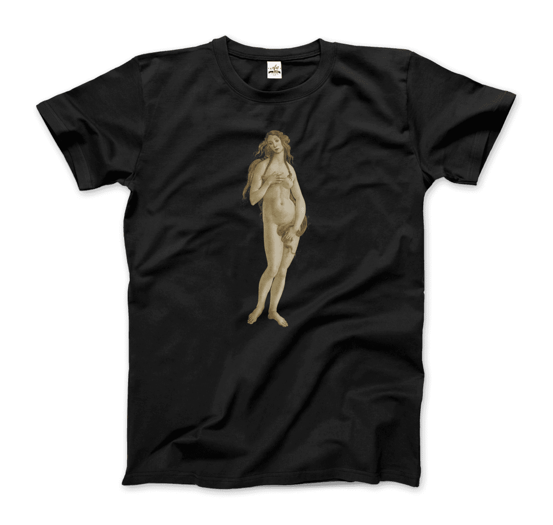 Sandro Botticelli - Venus (from The Birth of Venus) Artwork T-Shirt-0