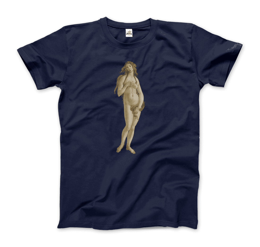 Sandro Botticelli - Venus (from The Birth of Venus) Artwork T-Shirt-7