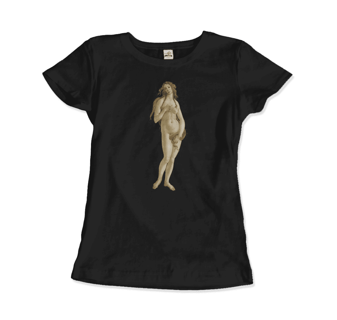 Sandro Botticelli - Venus (from The Birth of Venus) Artwork T-Shirt-2