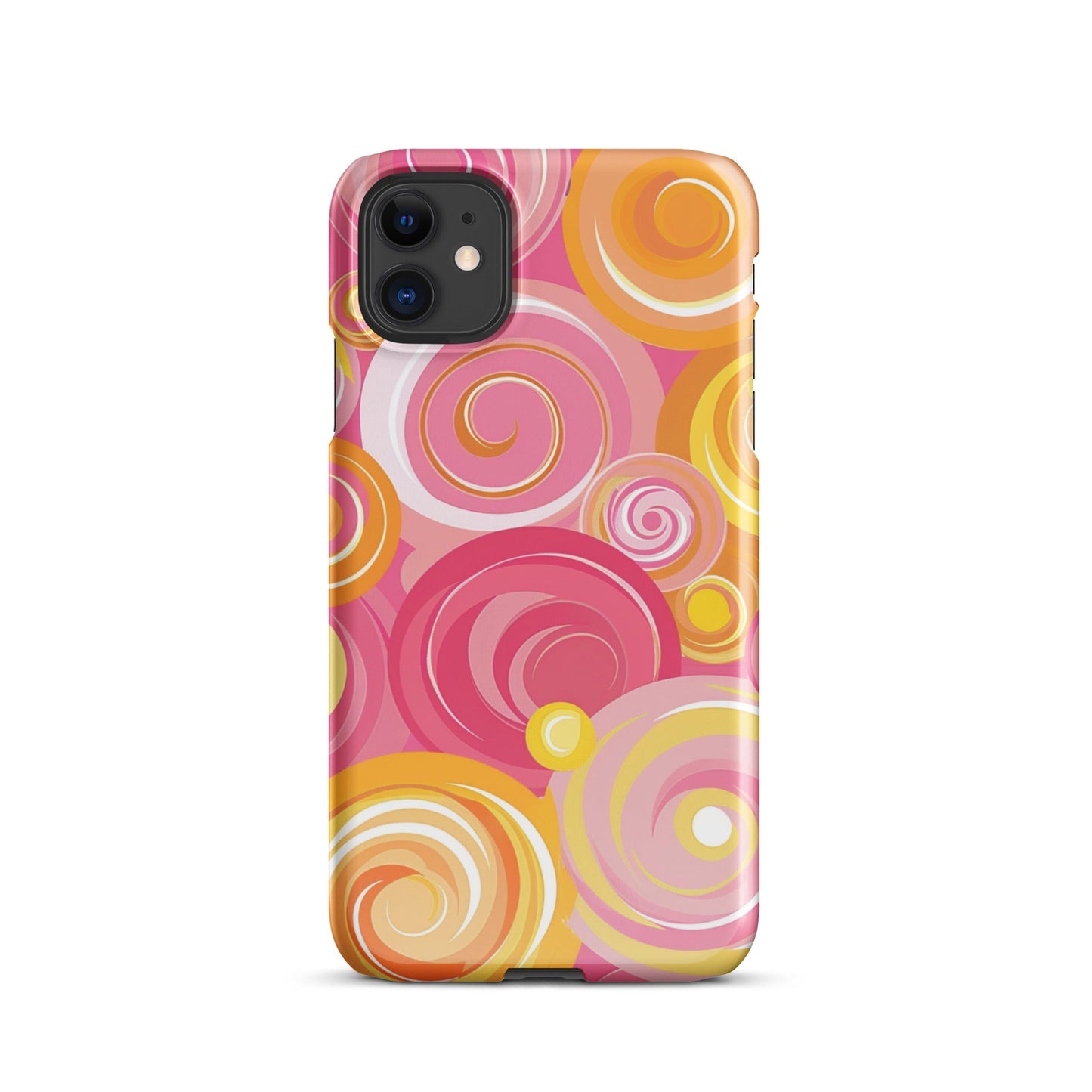 Pink Yellow Phone case for iPhone-1