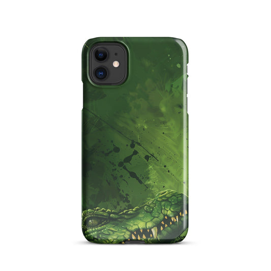 Crocodile Art Phone case for iPhone-0