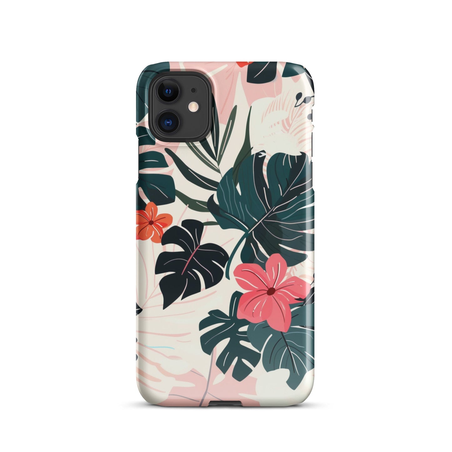 Flower leaves Phone case for iPhone-0