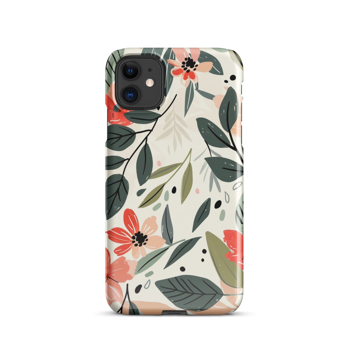 Flower leave Phone case for iPhone-0