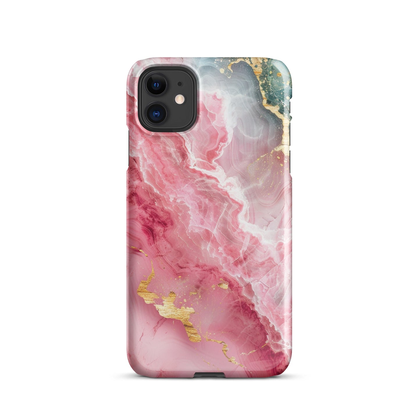 Pink Marble Phone case for iPhone-0