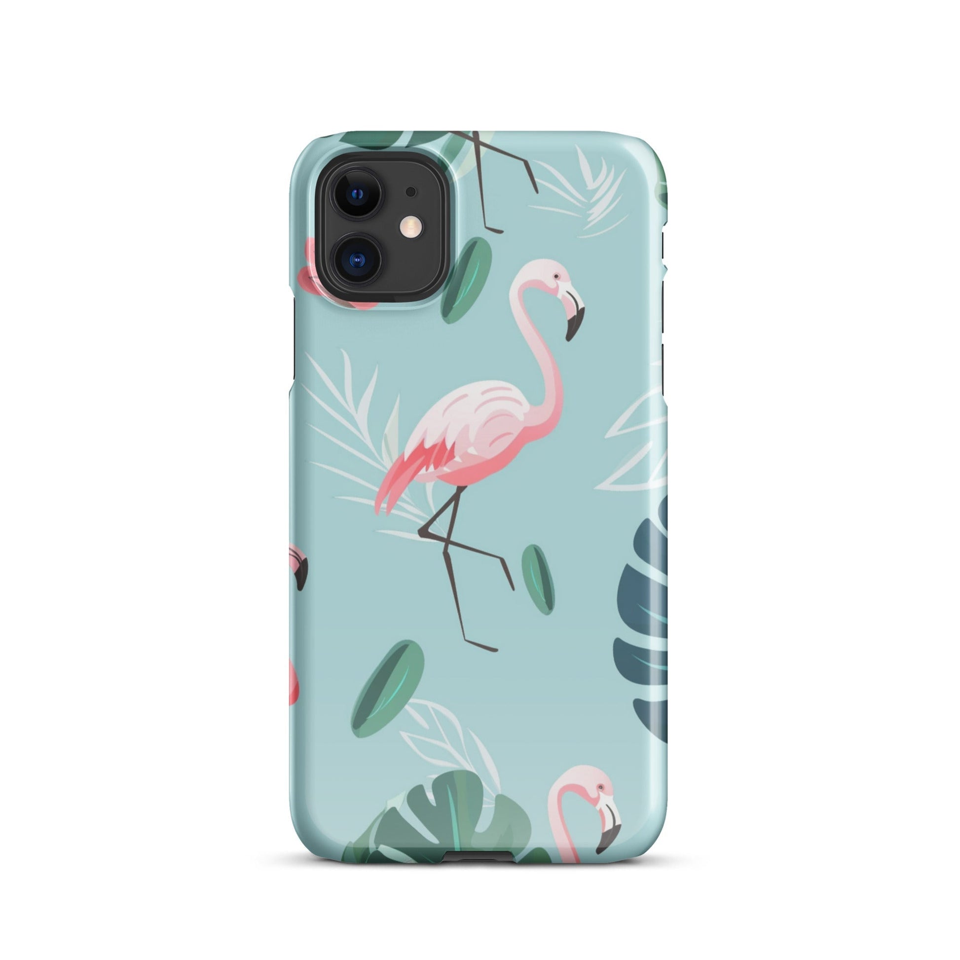 Tropical Flamingo Phone case for iPhone-0