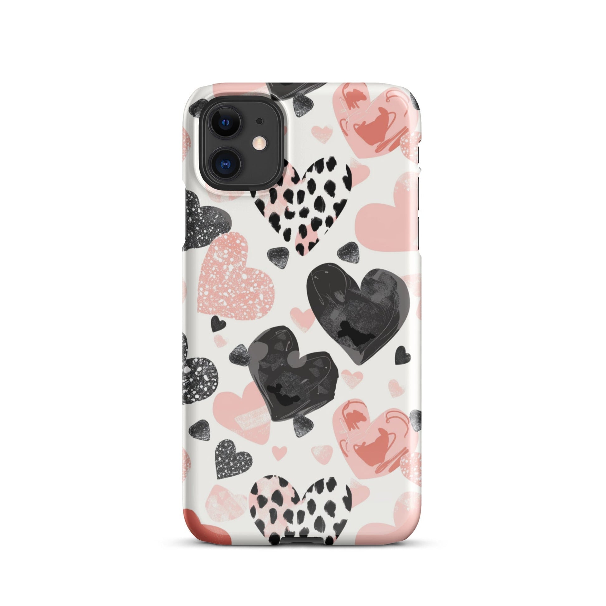 Diamond Hearts Phone case for iPhone-0