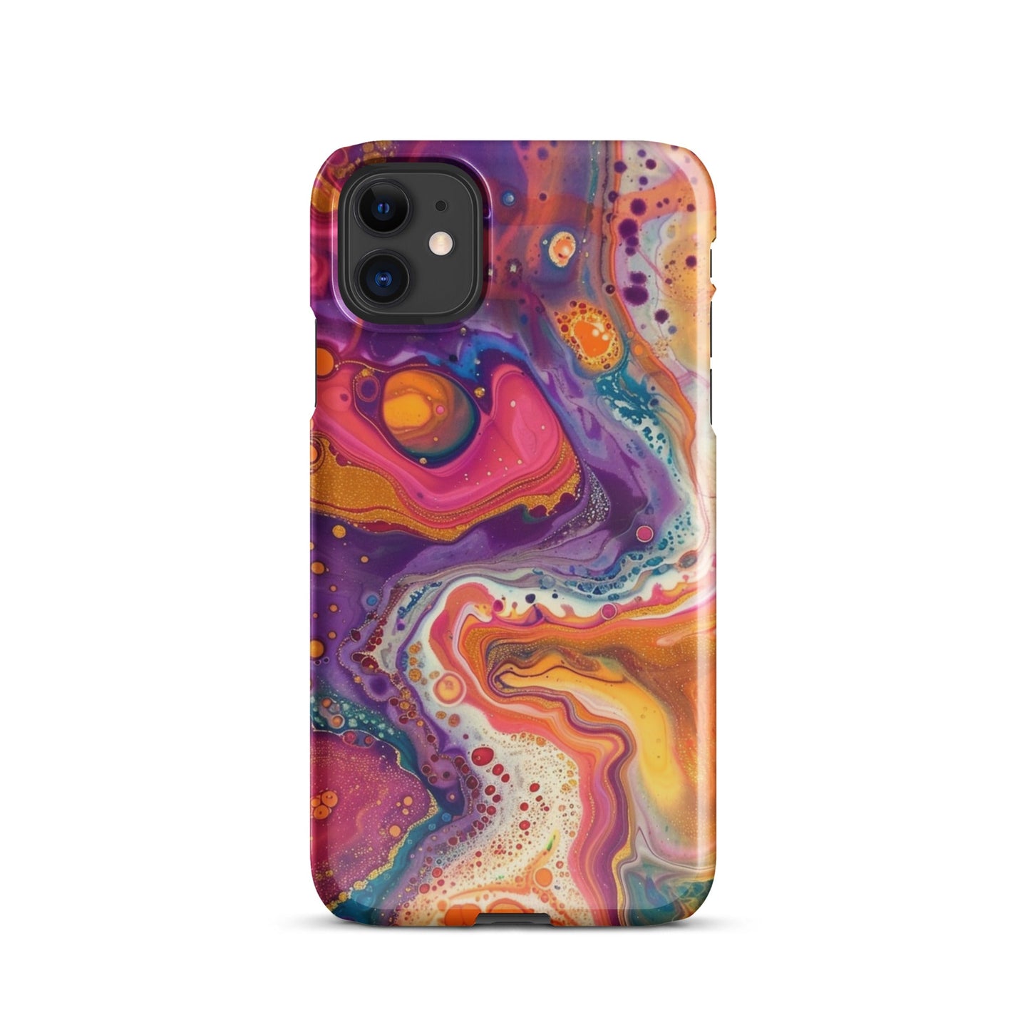 Rainbow Swirling Phone case for iPhone-0