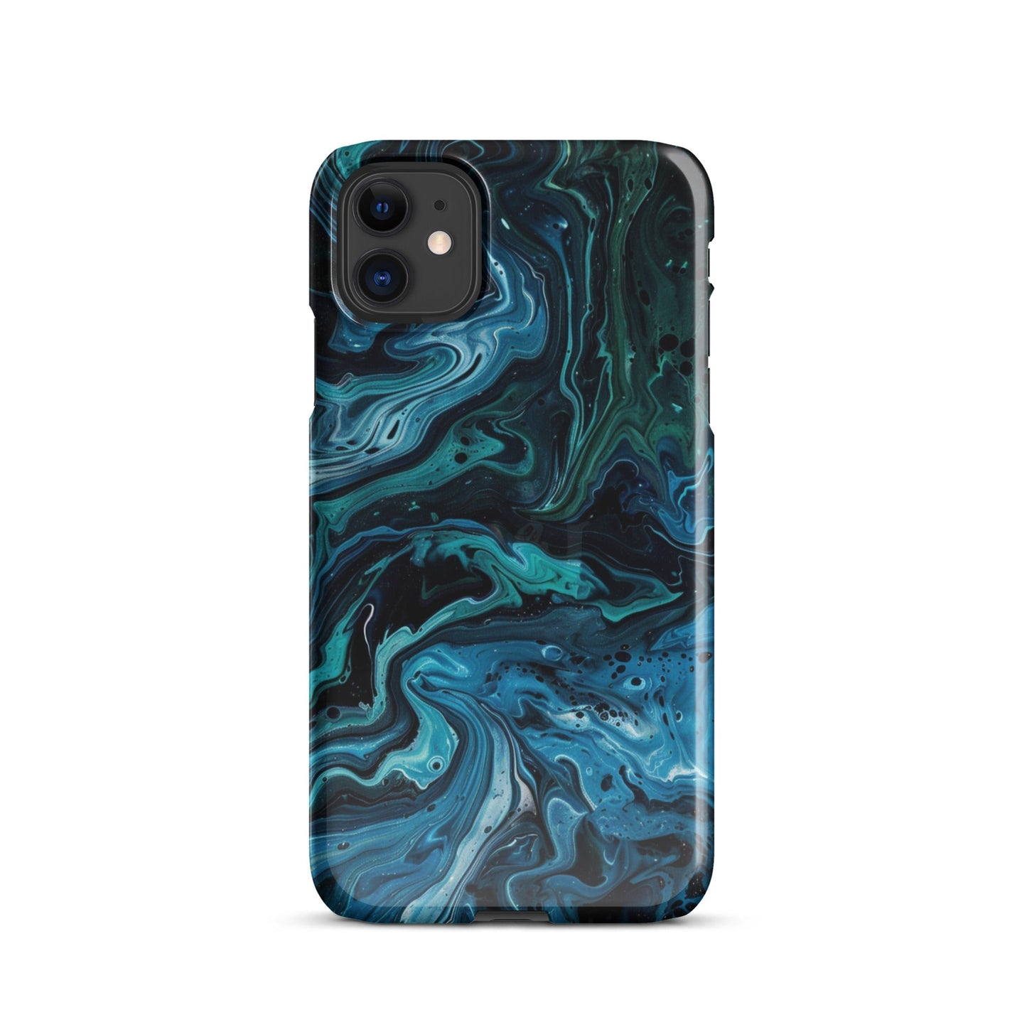 Abstract Blue Phone case for iPhone-0