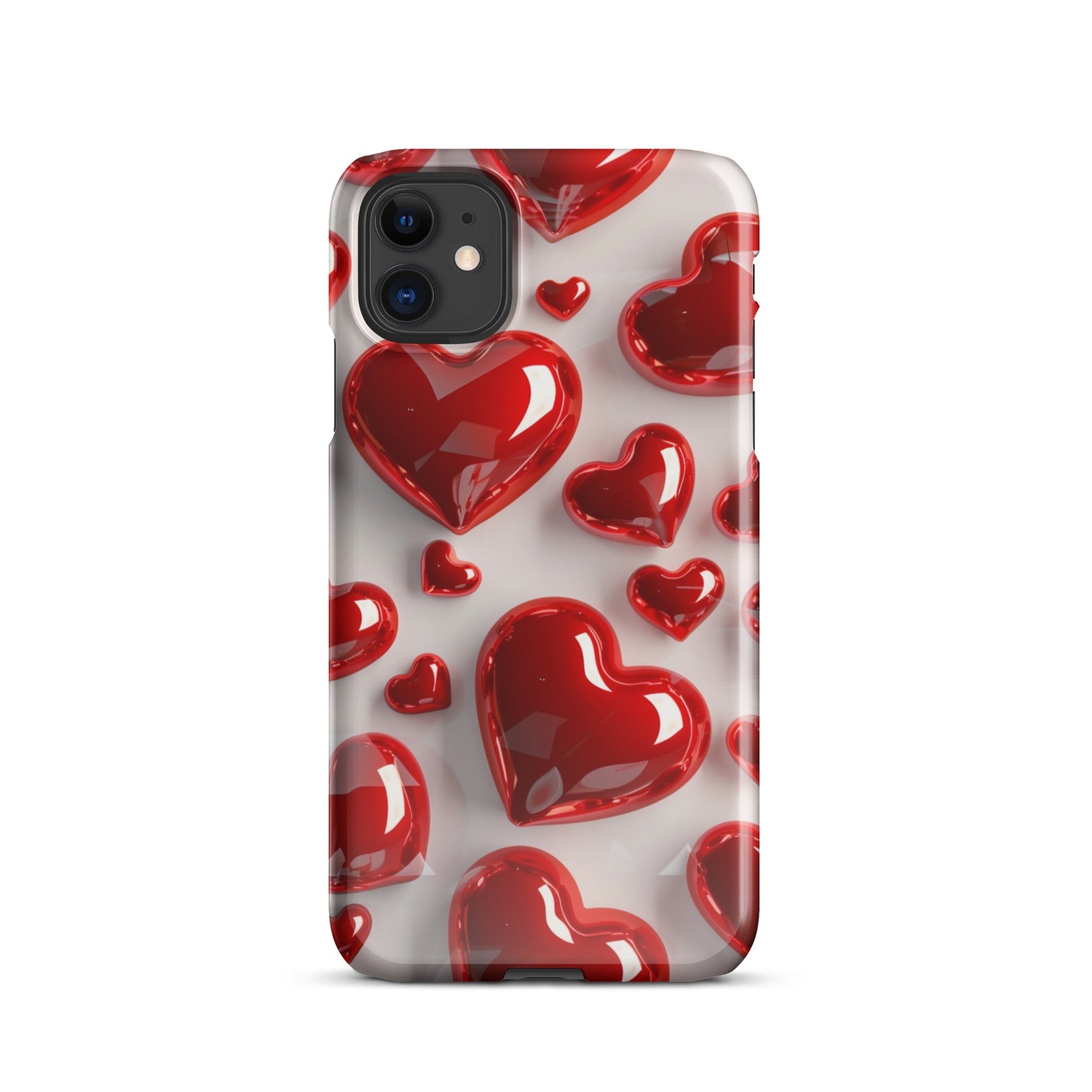 Red Hearts Phone case for iPhone-0