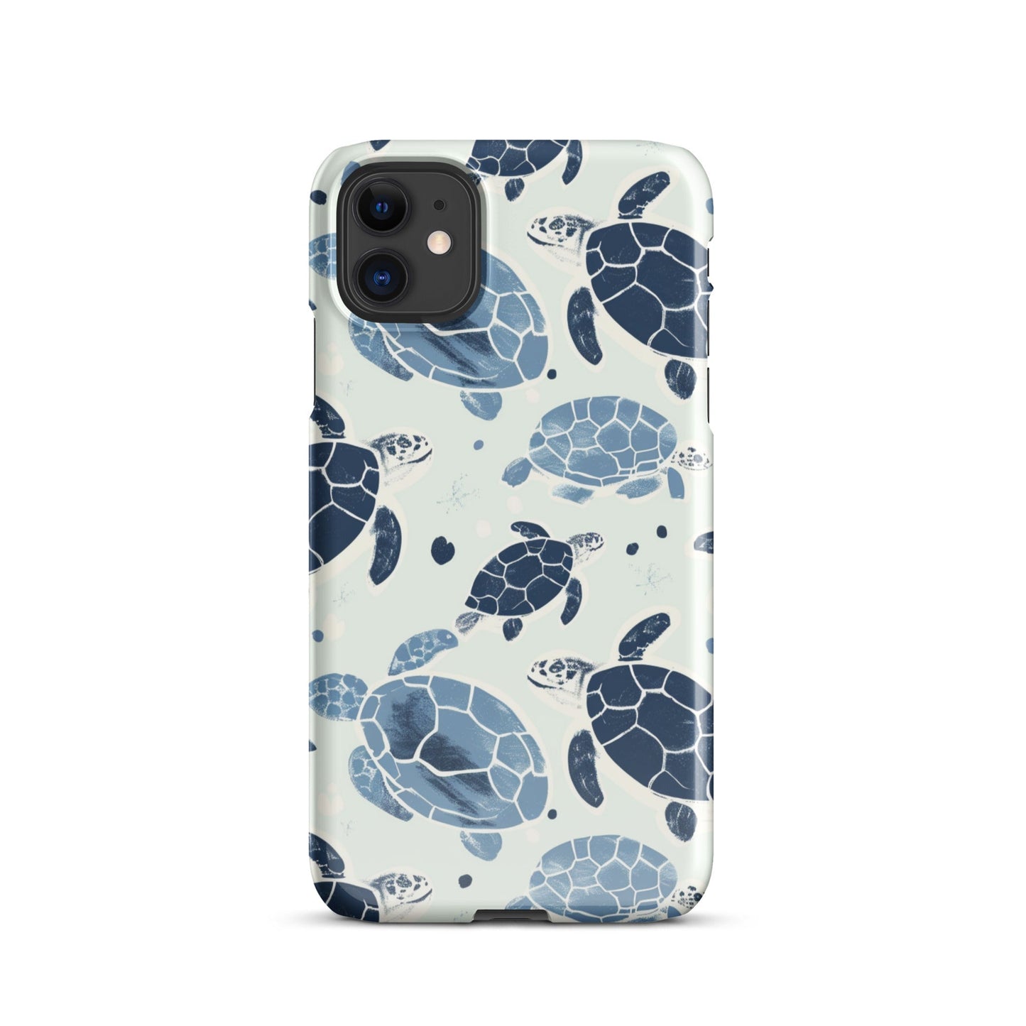 Blue Turtle Phone case for iPhone-0