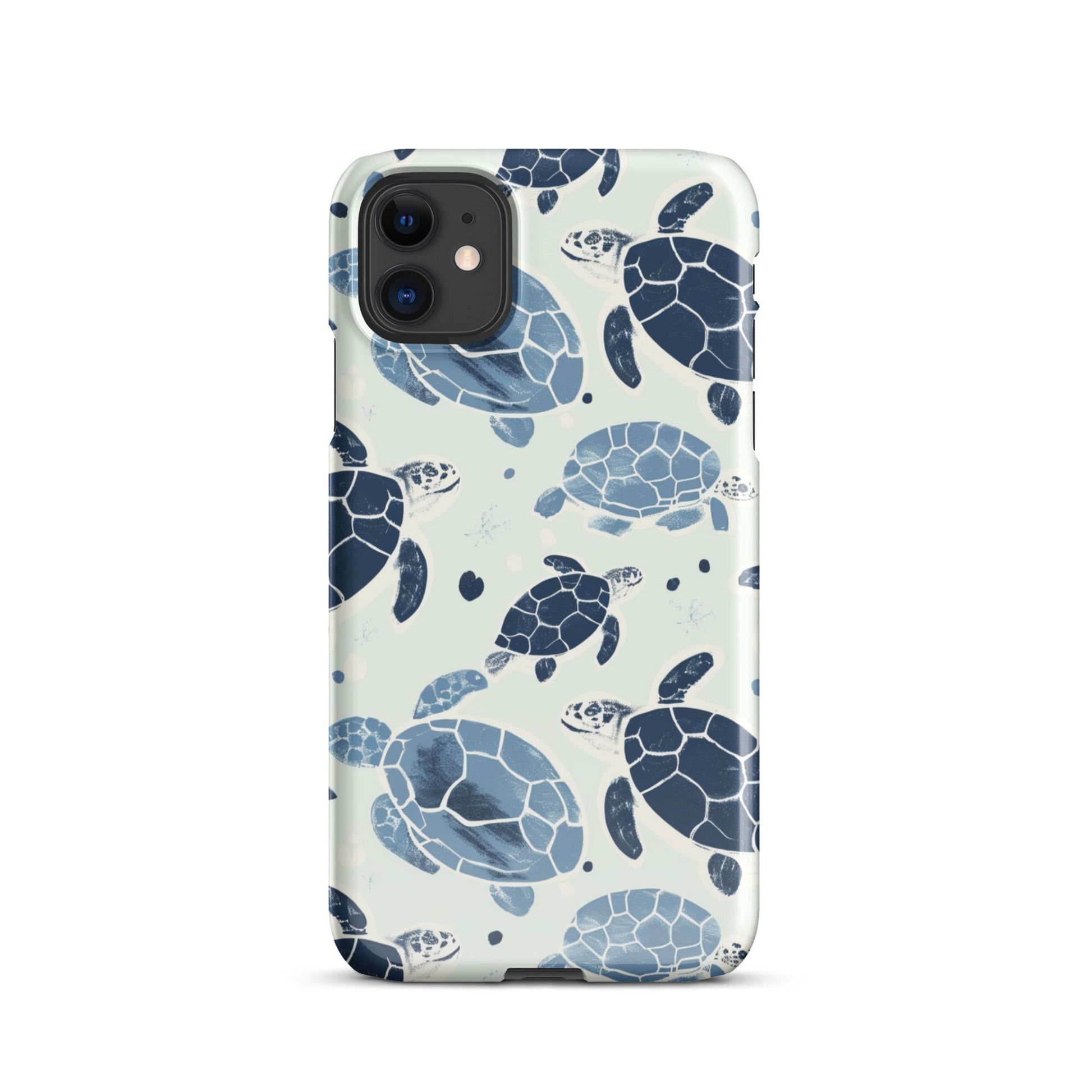 Blue Turtle Phone case for iPhone-0