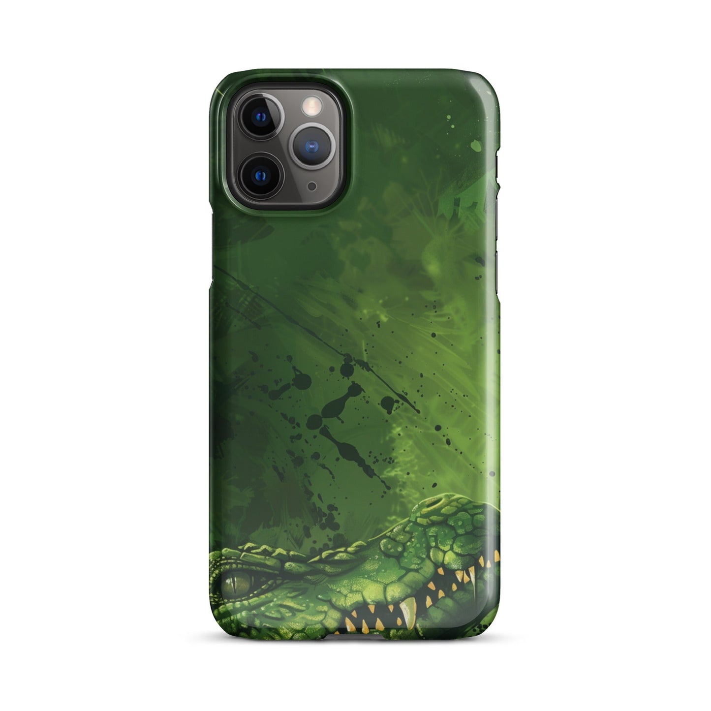 Crocodile Art Phone case for iPhone-2