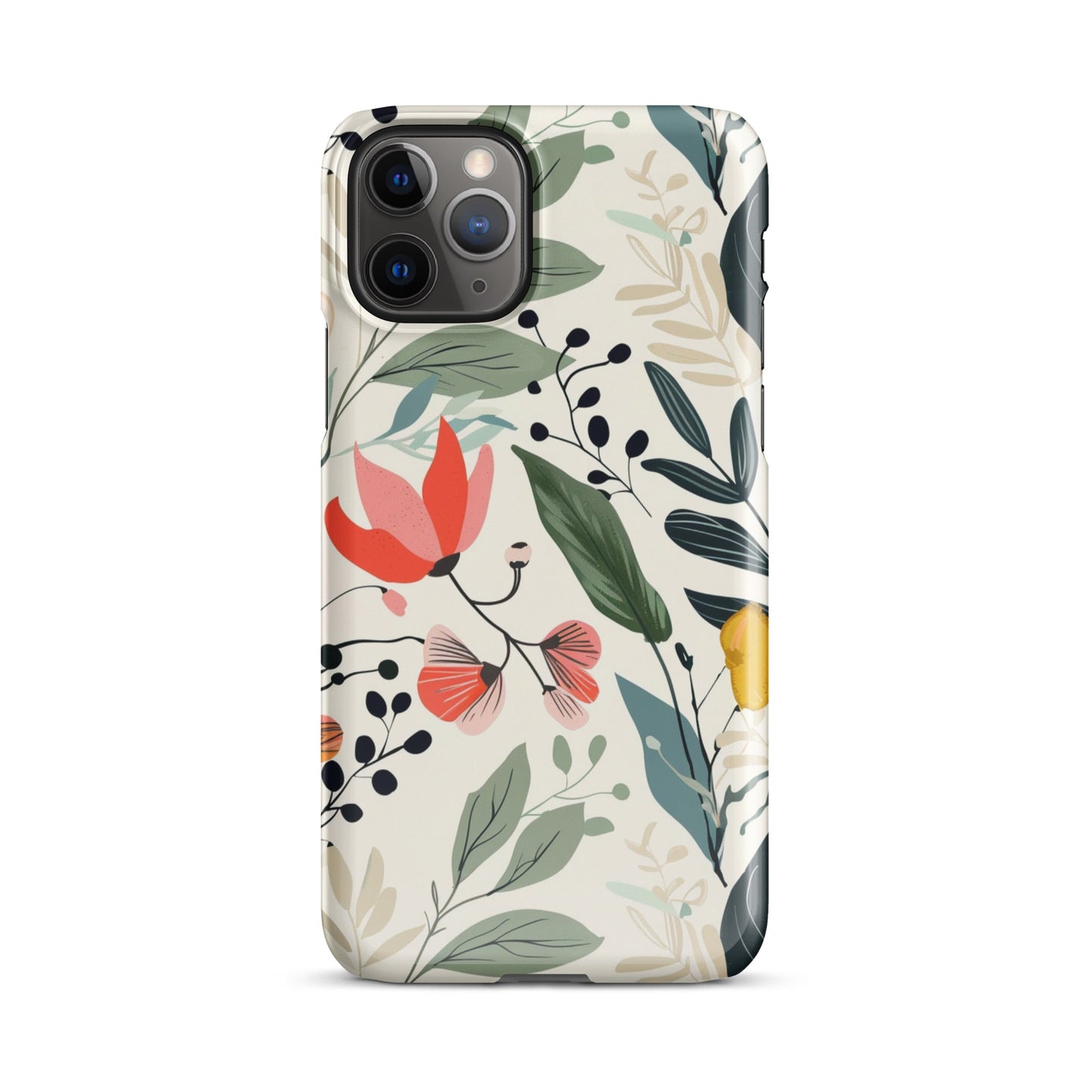 Botanical leaves Phone case for iPhone-2