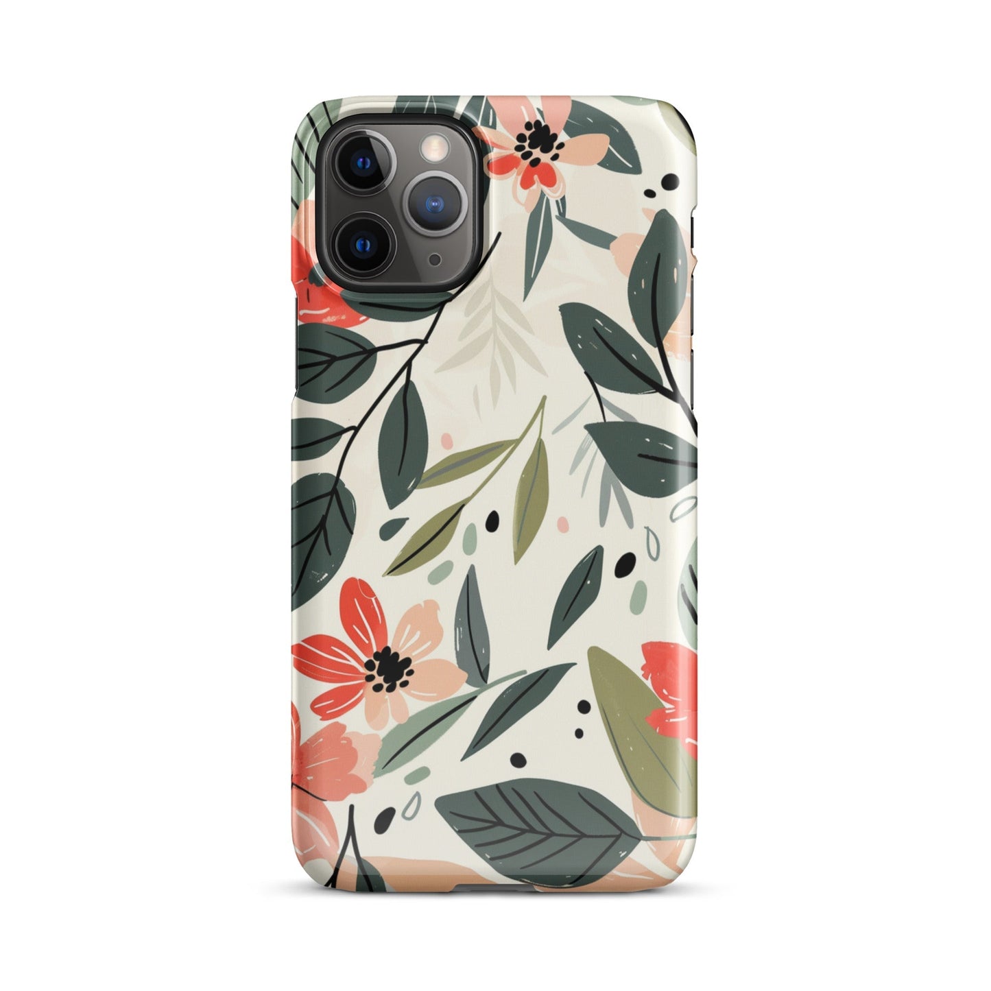 Flower leave Phone case for iPhone-2