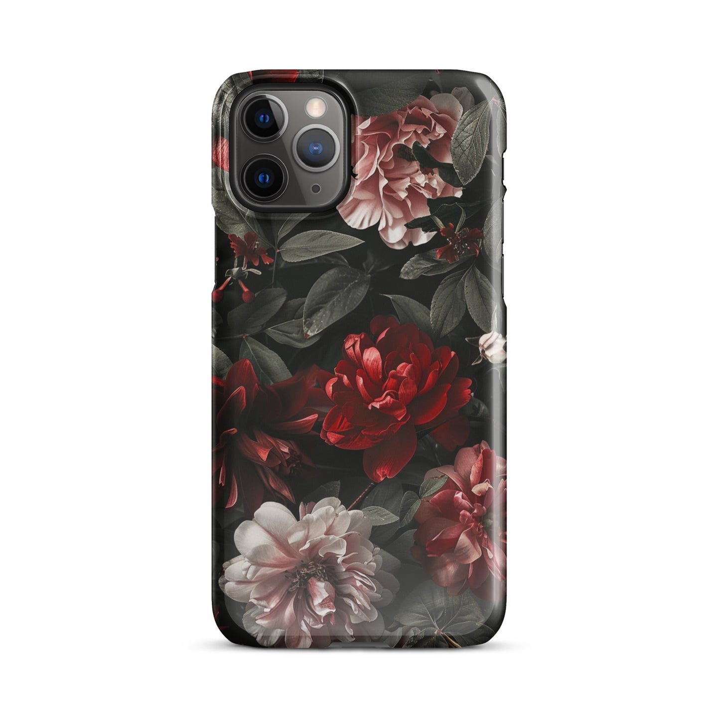 Pink Red Floral Phone case for iPhone-2