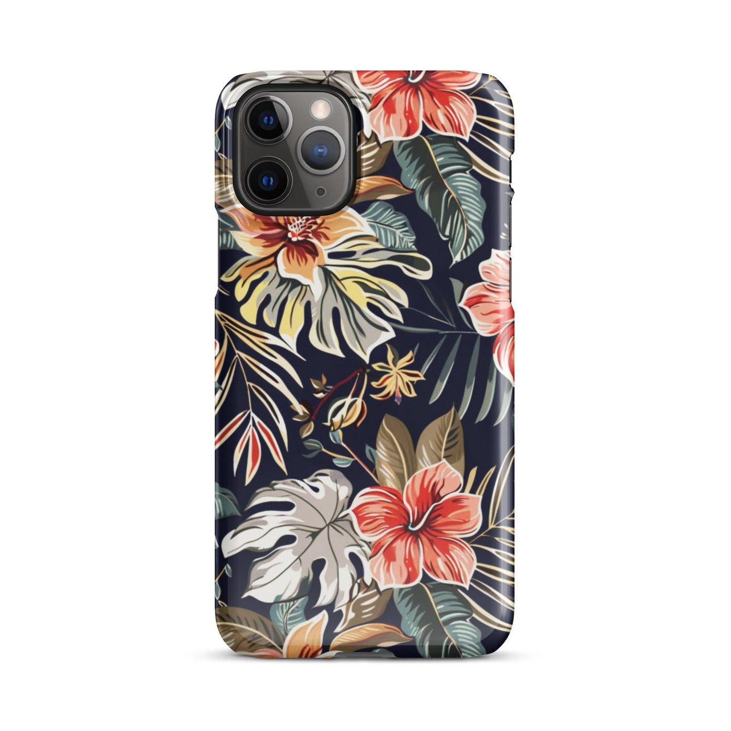 Tropical Floral Phone case for iPhone-2