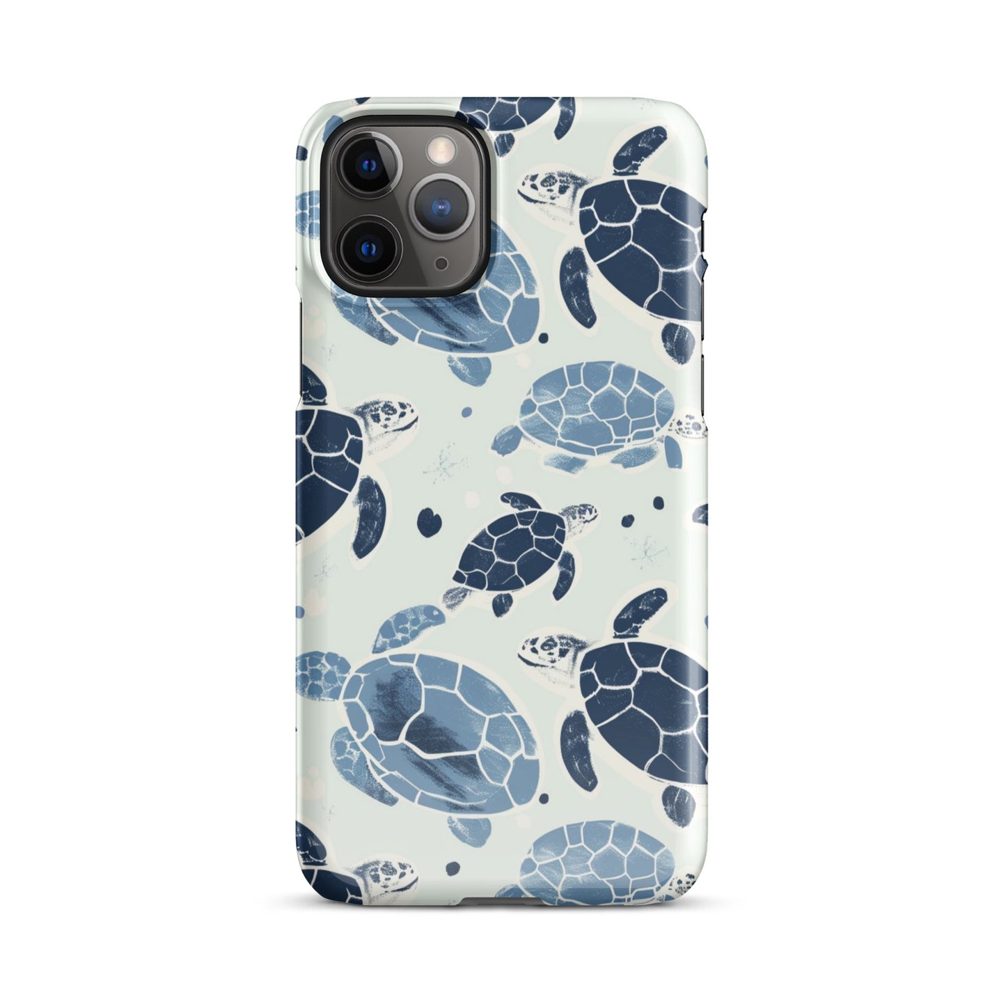 Blue Turtle Phone case for iPhone-2