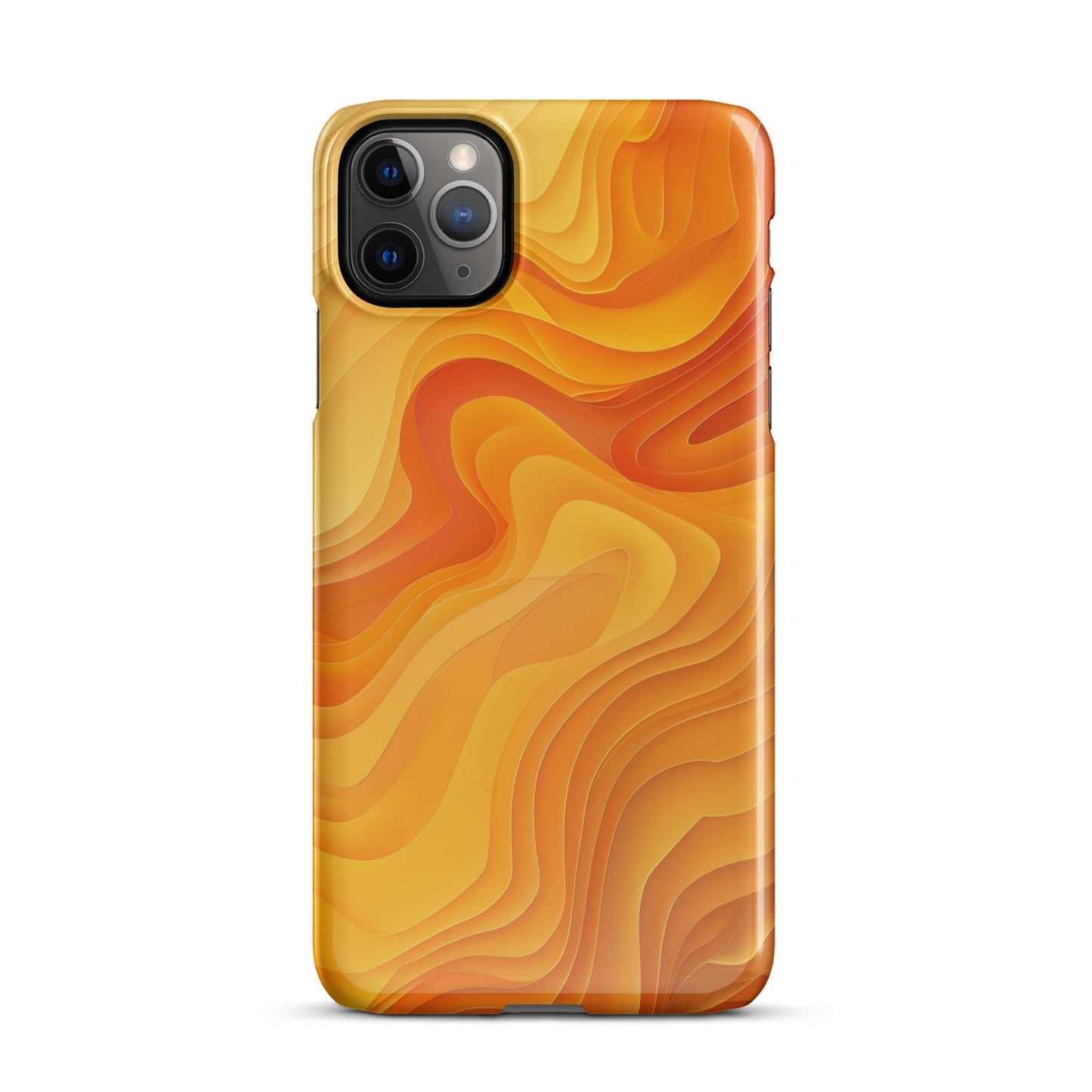 Abstract Yellow Phone Phone  case for iPhone-5