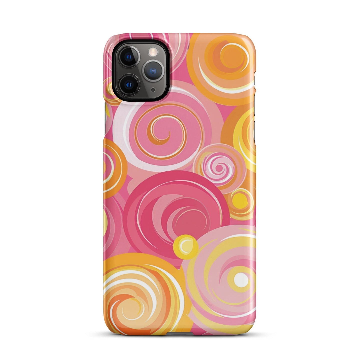 Pink Yellow Phone case for iPhone-5