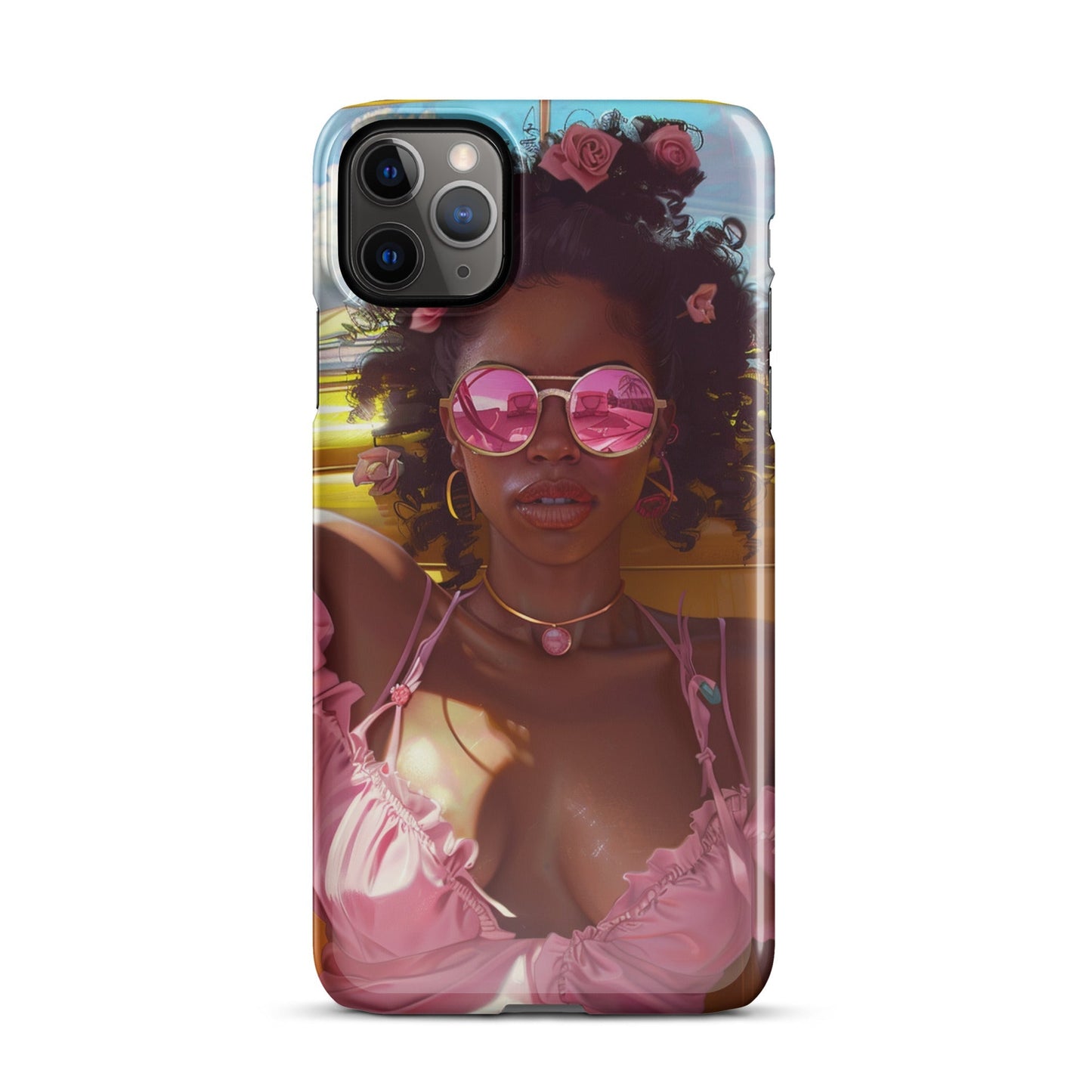 Black Girl Fashionista Phone case for iPhone-4