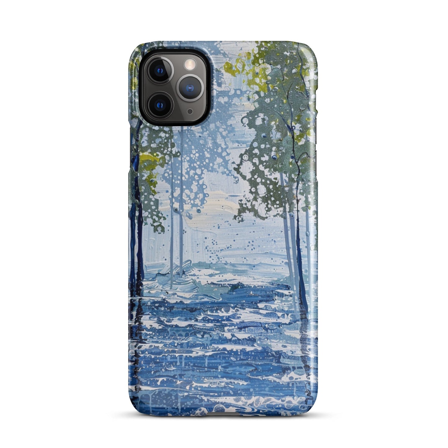 River Trees Phone case for iPhone-4