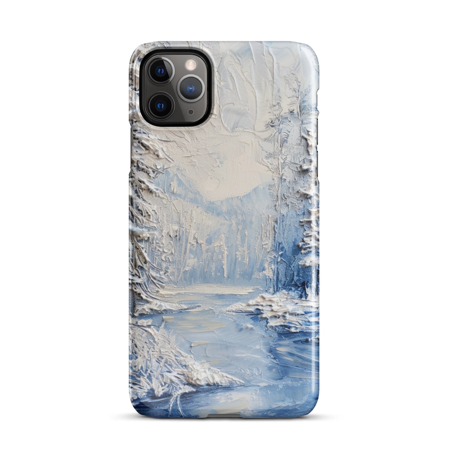 Winter River Phone case for iPhone-4