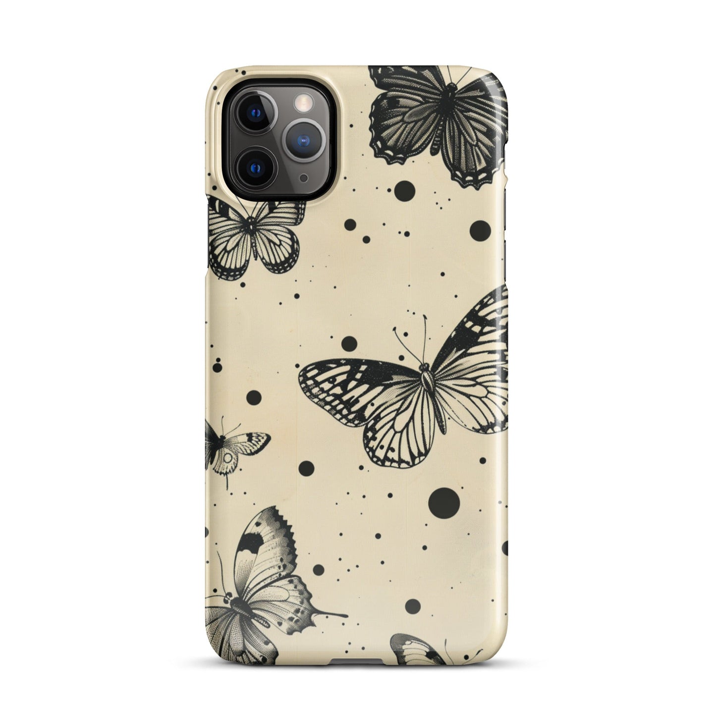 Vinatge Butterflies Phone case for iPhone-4