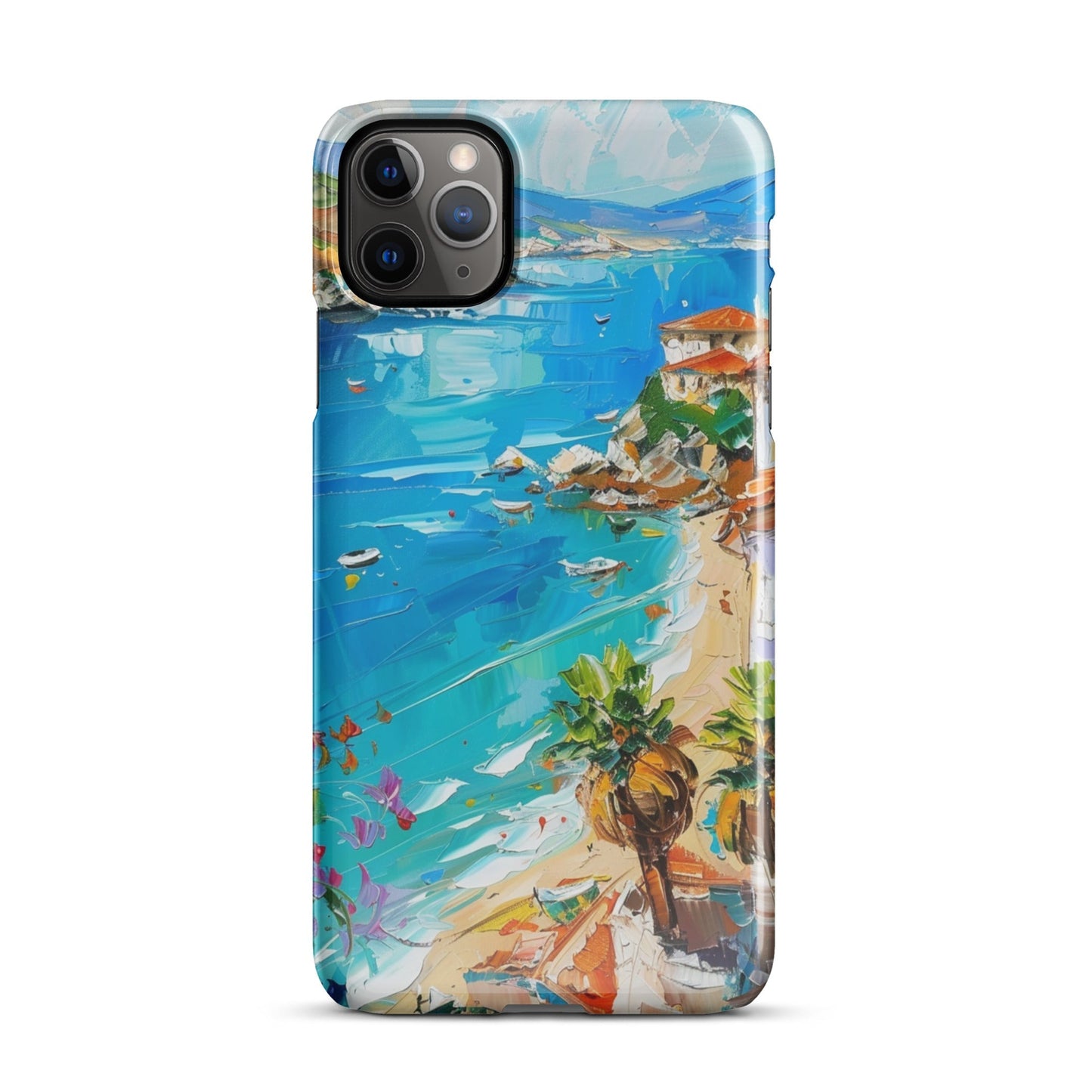 Mediterranean Beach Phone case for iPhone-4