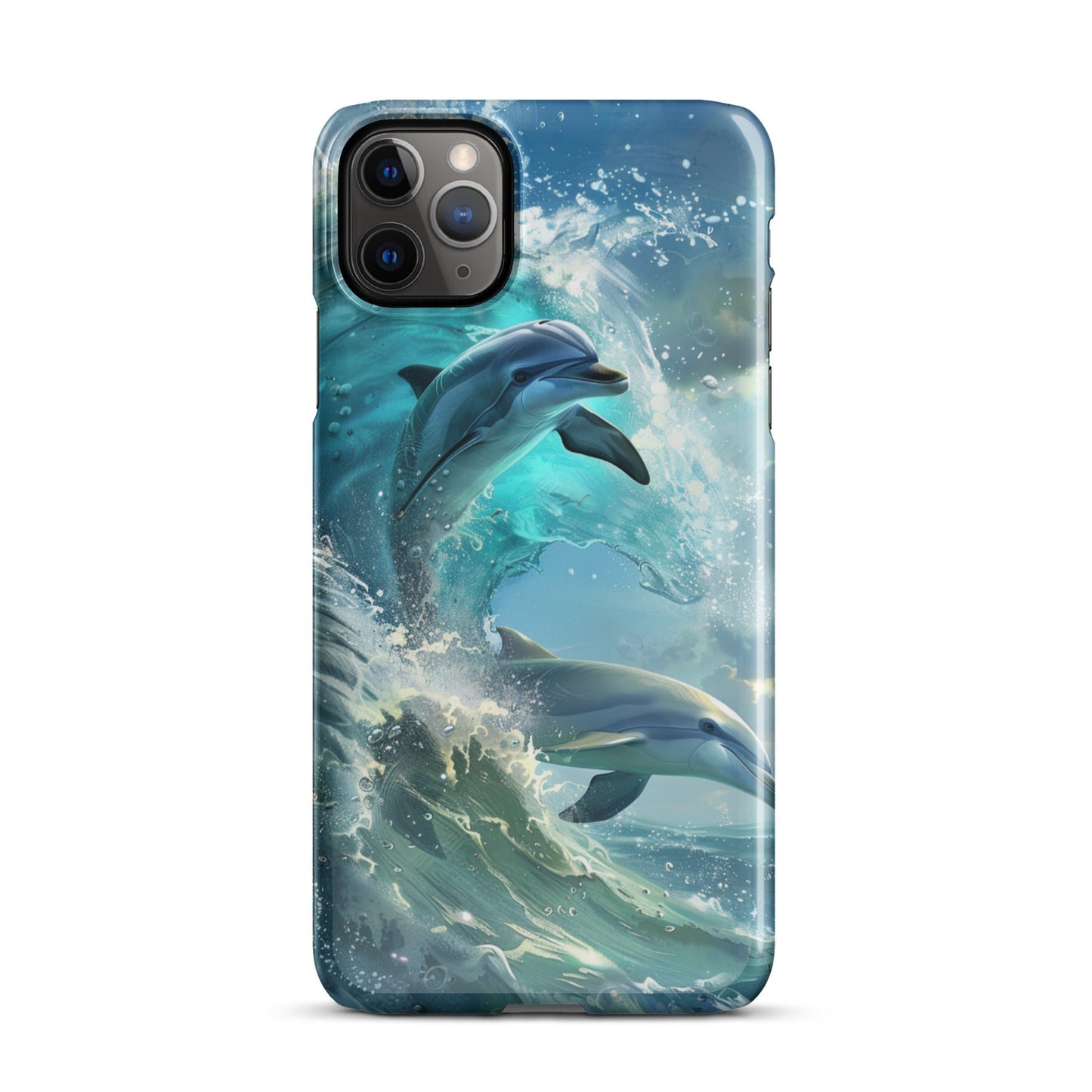 Dolphin Phone case for iPhone-4