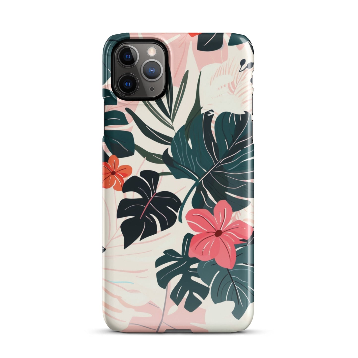 Flower leaves Phone case for iPhone-4