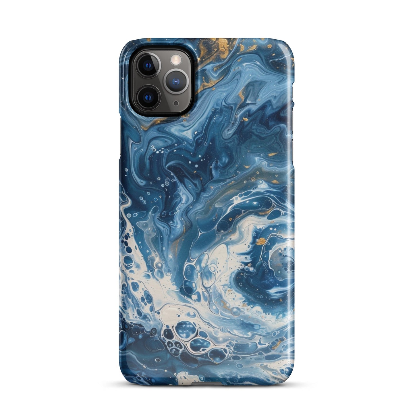 Blue Waves Phone case for iPhone-4