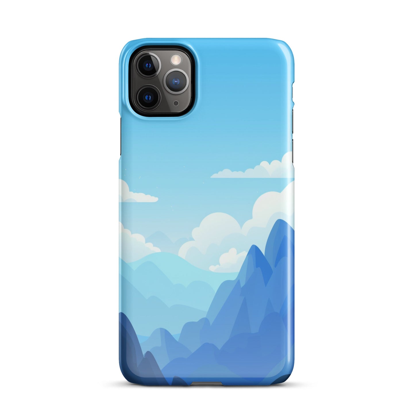 Blue Mountain Phone case for iPhone-4