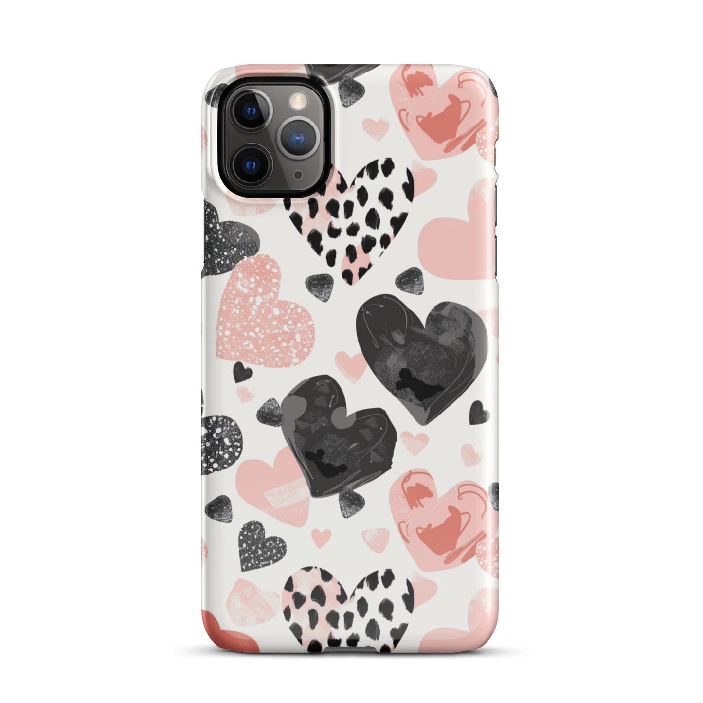 Diamond Hearts Phone case for iPhone-4